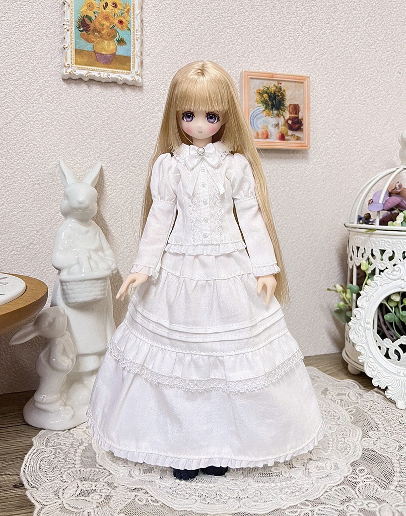 1/6ドール服 レトロヨーロピアン Azone OB22 OB24 オビツ22 オビツ24 ピュアニーモ S ピュアニーモ M ドール服