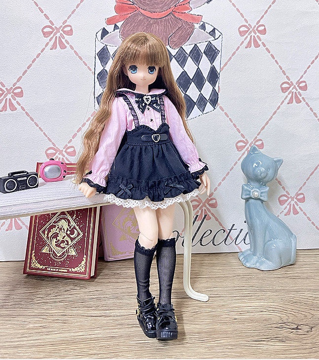 1/6ドール服 地雷系 Azone OB22 OB24 オビツ22 オビツ24 ピュアニーモ S ピュアニーモ M ドール服