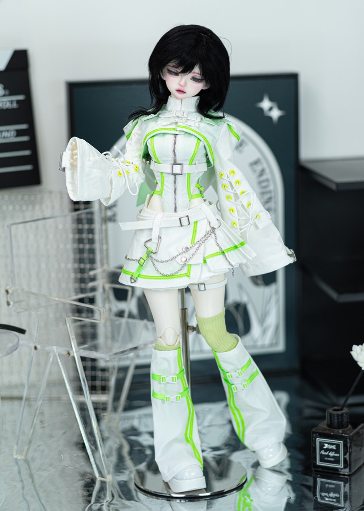 1/4ドール服 緑焔 学院スタイル 衣装セット