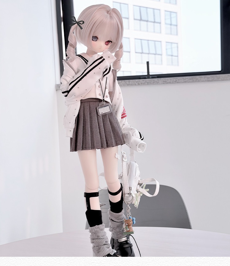 1/6 1/4 チェックプリーツスカート ドール服 Azone OB22 OB24 オビツ22 オビツ24 ピュアニーモ S ピュアニーモ M MDD MSD