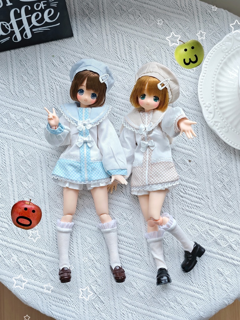 1/6ドール服　シスター服　Azone　OB22　OB24　オビツ22　オビツ24　ピュアニーモ S　ピュアニーモ M　　ドール服