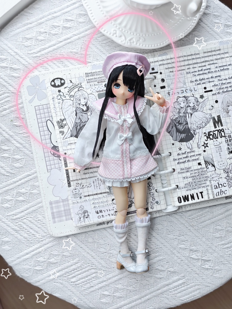 1/6ドール服 シスター服 Azone OB22 OB24 オビツ22 オビツ24 ピュアニーモ S ピュアニーモ M ドール服