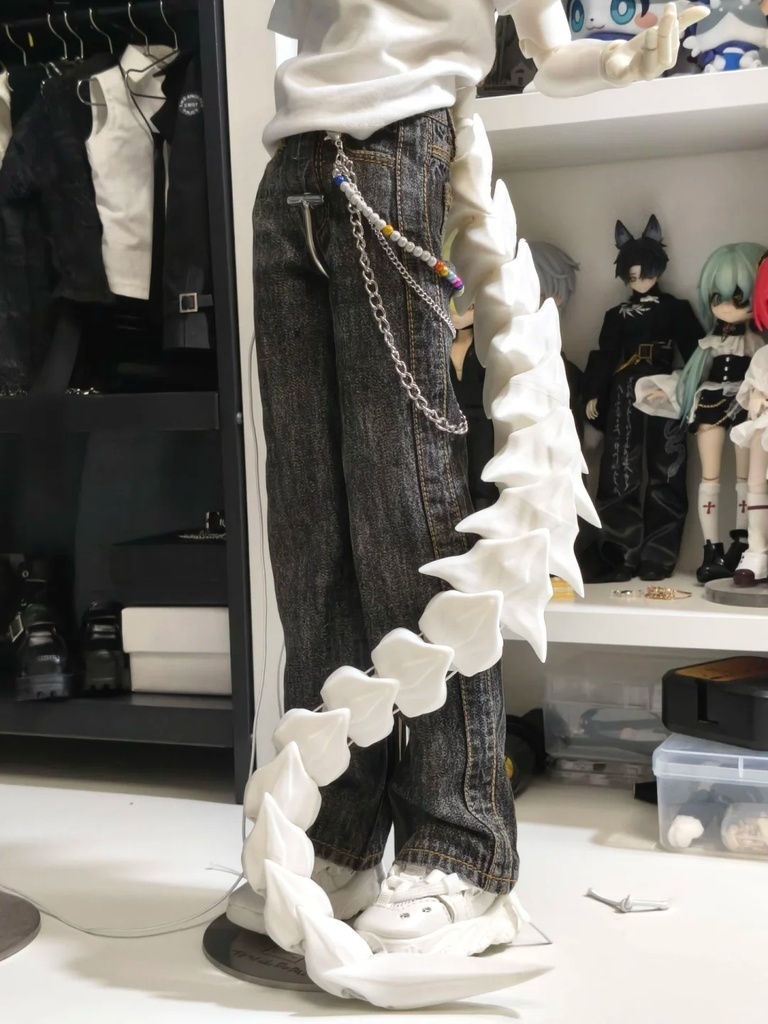 75cmドール用 ドラゴンテール ドラゴンしっぽ 龍のしっぽ