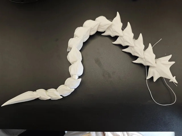 75cmドール用 ドラゴンテール ドラゴンしっぽ 龍のしっぽ