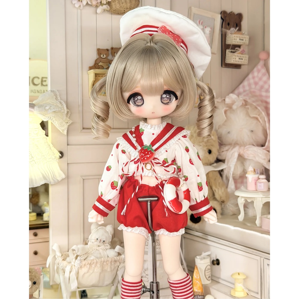 1/6ドール服 マリン風 5点セット ドール服
