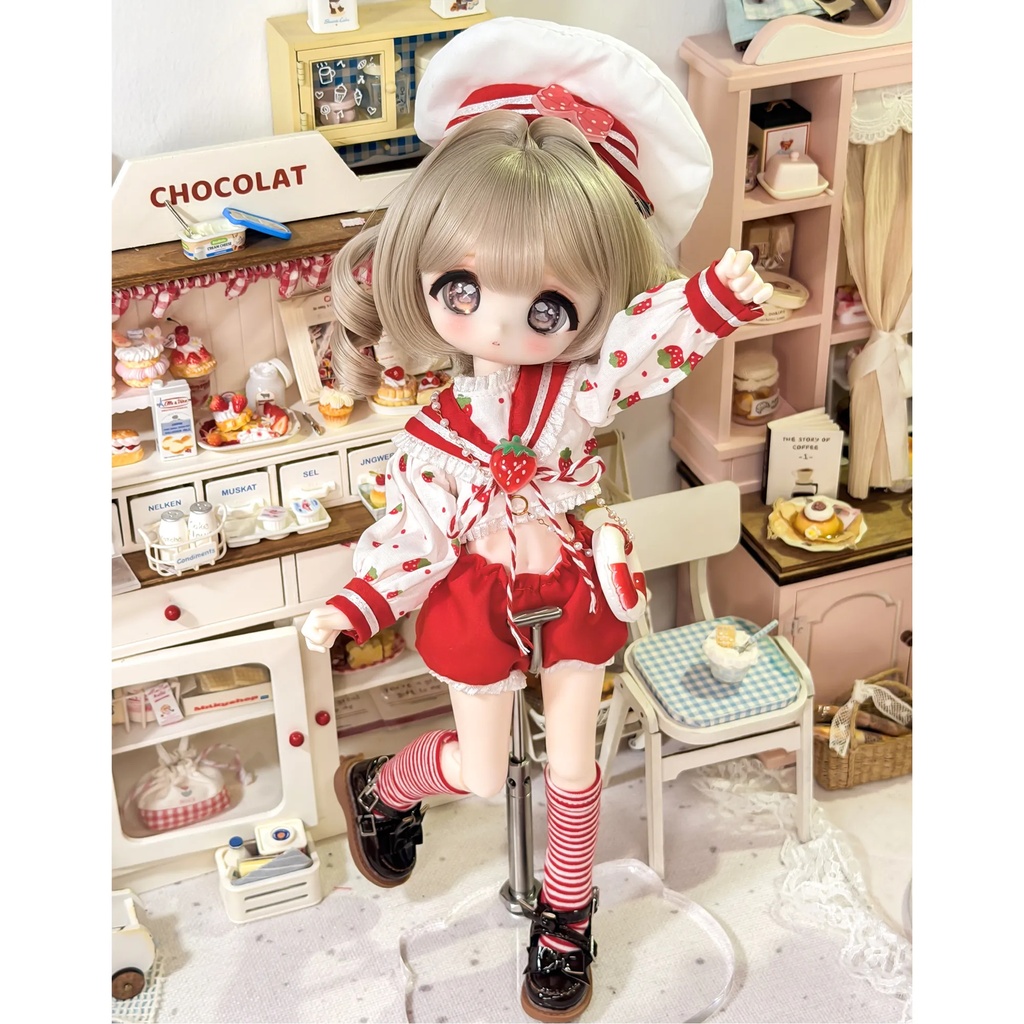 1/6ドール服 マリン風 5点セット ドール服