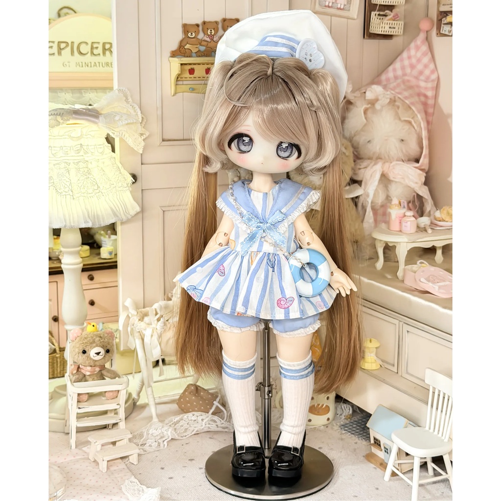 1/6ドール服 マリン風 5点セット ドール服