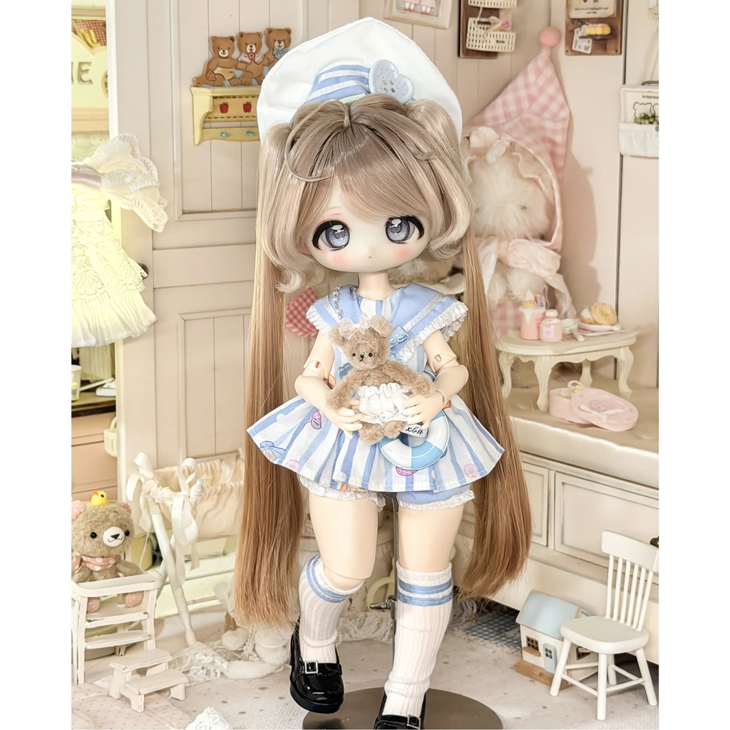 1/6ドール服 マリン風 5点セット ドール服