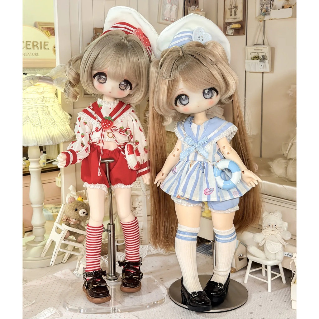 1/6ドール服　マリン風　5点セット　　ドール服