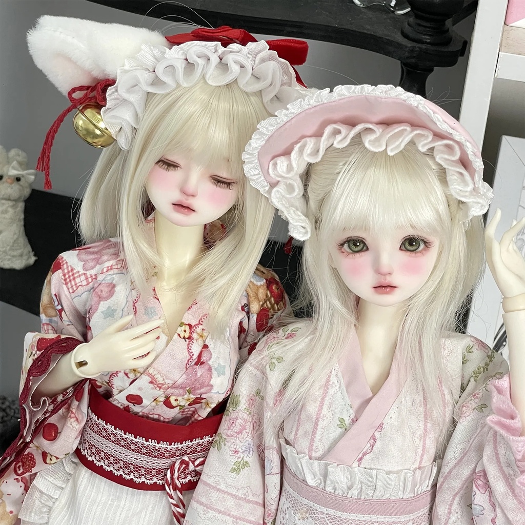 1/4ドール服 和服 和洋折衷 MDD MSD 4点セット