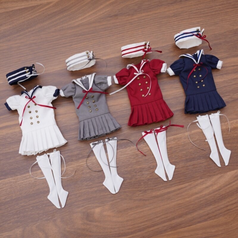 1/6 マリンセーラーセット ドール服 Azone OB22 OB24 オビツ22 オビツ24 ピュアニーモ S ピュアニーモ M