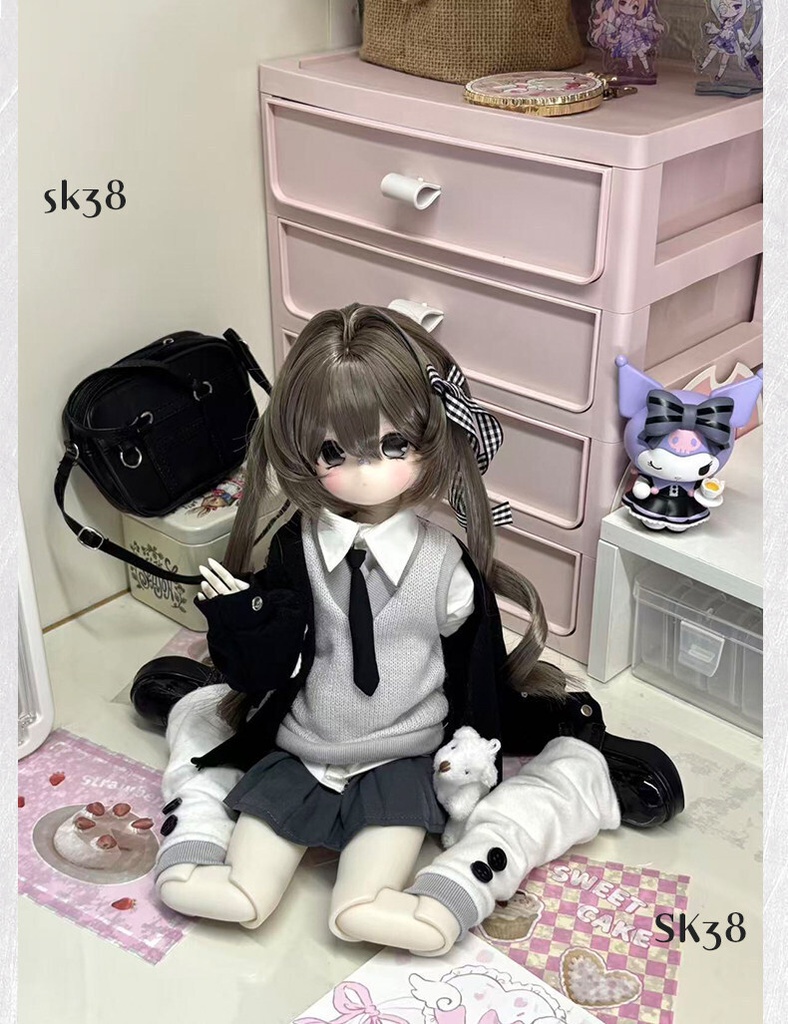 1/4ドール服 スクール風制服セット