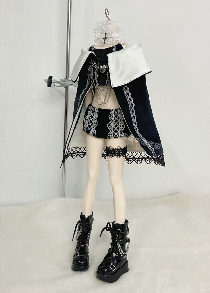 1/4ドール服 クラシカル 宮廷風ドレスセット 7点セット
