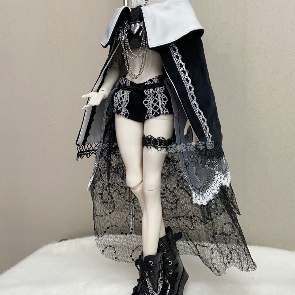 1/4ドール服 クラシカル 宮廷風ドレスセット 7点セット