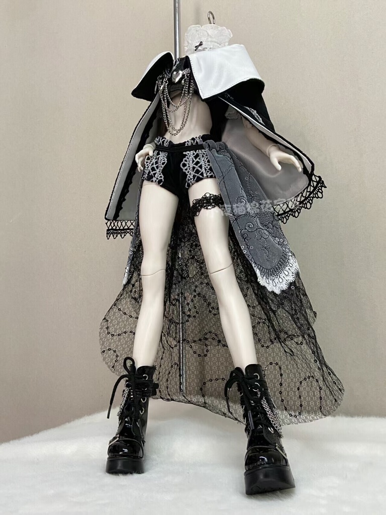 1/4ドール服 クラシカル 宮廷風ドレスセット 7点セット