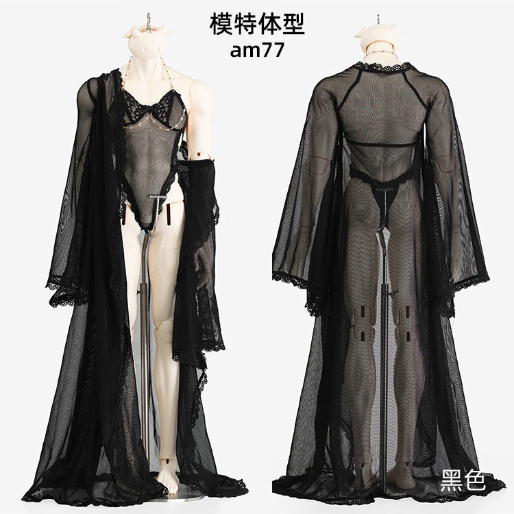 1/4ドール服 ナイトガウン インナー 3点セット