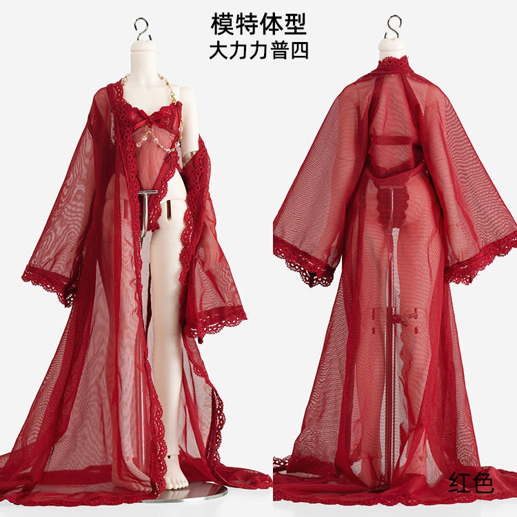 1/4ドール服 ナイトガウン インナー 3点セット