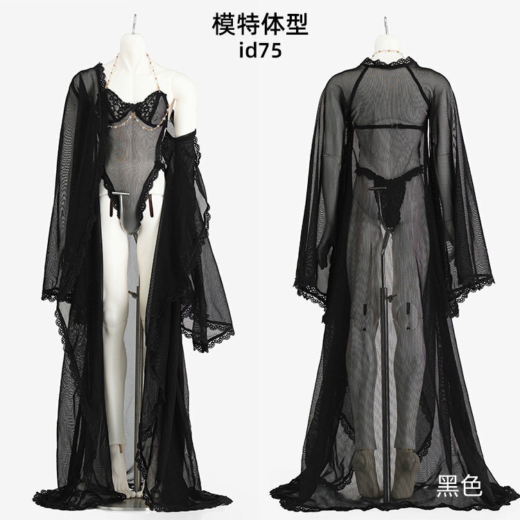 1/4ドール服 ナイトガウン インナー 3点セット