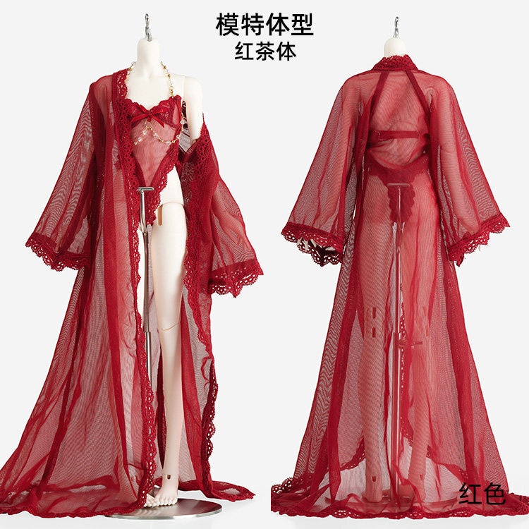 1/4ドール服 ナイトガウン インナー 3点セット