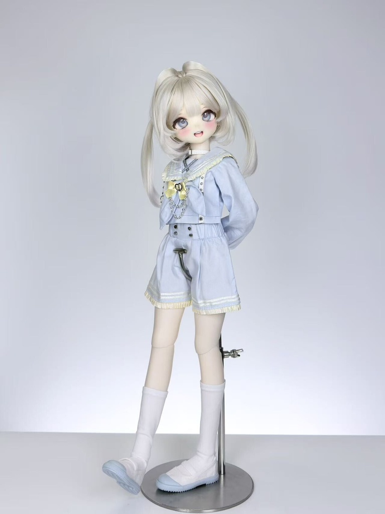 1/4ドール服 ゴシックセーラー服 ドール服 4点セット