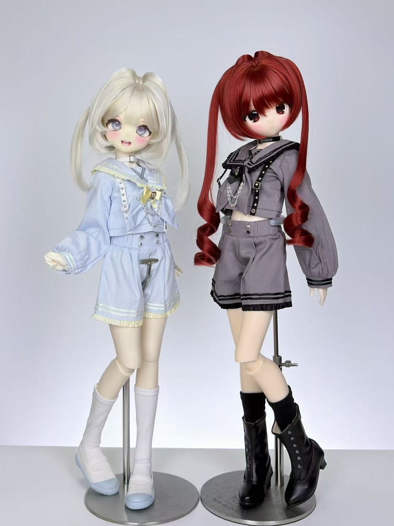 1/4ドール服 ゴシックセーラー服 ドール服 4点セット