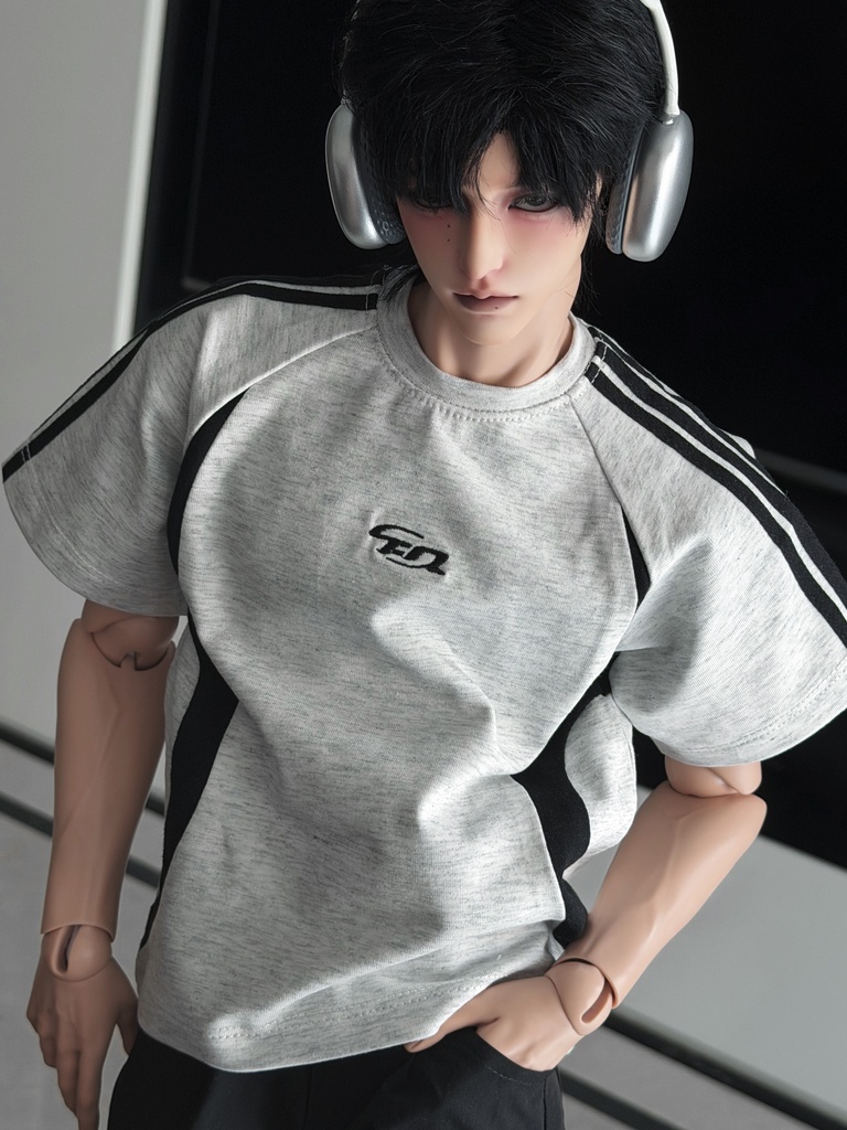 【ID75】半袖Tシャツ デニムパンツ 75cm 77cm ドール服 75cm・77cmボディ共用