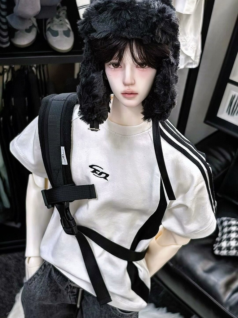 【ID75】半袖Tシャツ デニムパンツ 75cm 77cm ドール服 75cm・77cmボディ共用