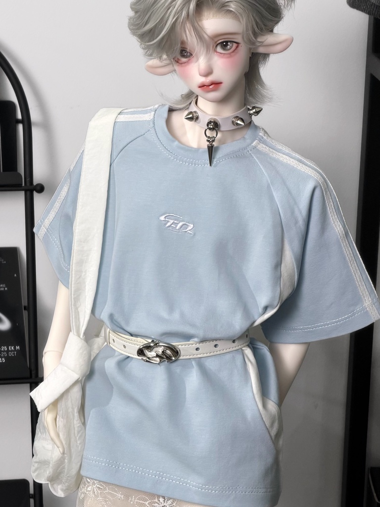 【ID75】半袖Tシャツ デニムパンツ 75cm 77cm ドール服 75cm・77cmボディ共用