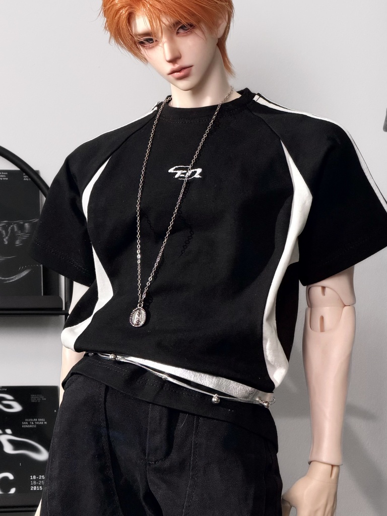 【ID75】半袖Tシャツ デニムパンツ 75cm 77cm ドール服 75cm・77cmボディ共用