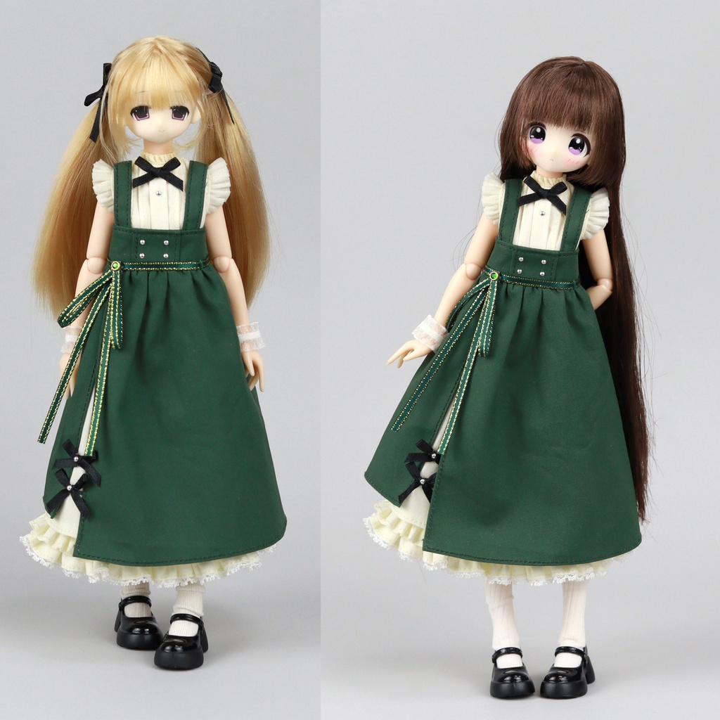 1/6　ジャンパースカート　ドール服　Azone　OB22　OB24　オビツ22　オビツ24　ピュアニーモ S　ピュアニーモ M　