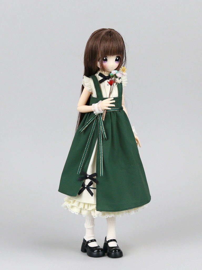 1/6　ジャンパースカート　ドール服　Azone　OB22　OB24　オビツ22　オビツ24　ピュアニーモ S　ピュアニーモ M　