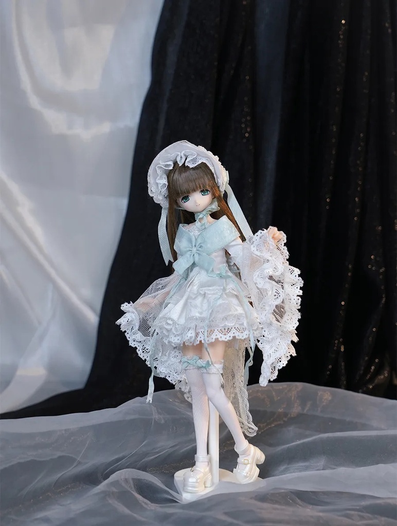 1/6 ゴスロリ風ドレス 8点セット ドール服 Azone OB22 OB24 オビツ22 オビツ24 ピュアニーモ S ピュアニーモ M
