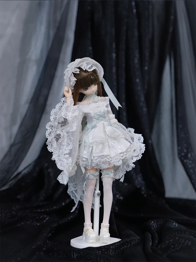 1/6 ゴスロリ風ドレス 8点セット ドール服 Azone OB22 OB24 オビツ22 オビツ24 ピュアニーモ S ピュアニーモ M