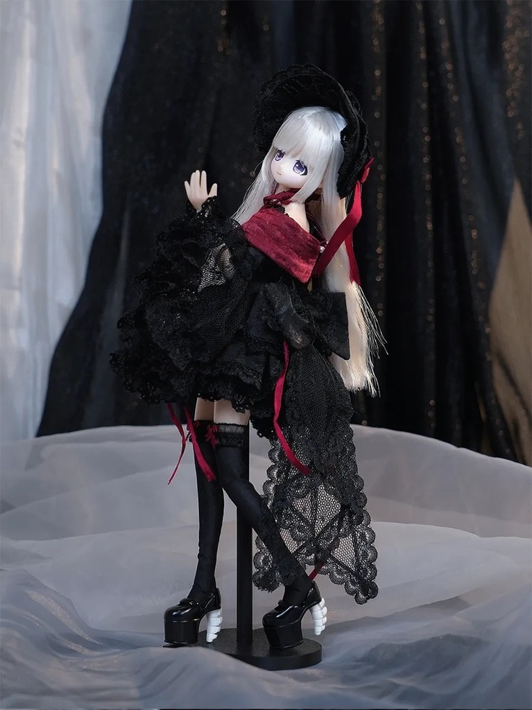 1/6 ゴスロリ風ドレス 8点セット ドール服 Azone OB22 OB24 オビツ22 オビツ24 ピュアニーモ S ピュアニーモ M