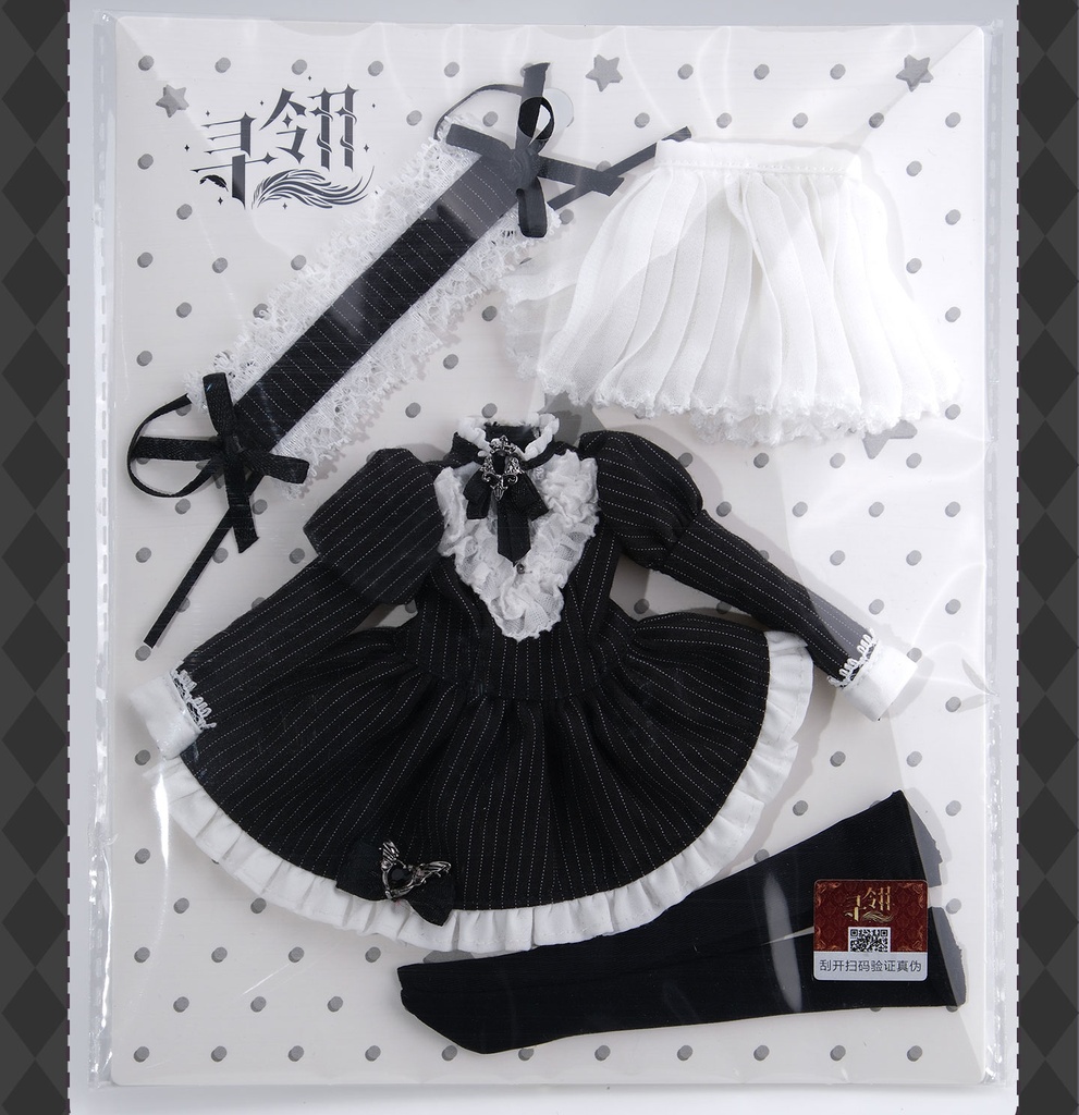 1/6ドール服　ゴスロリドレス　Azone　OB22　OB24　オビツ22　オビツ24　ピュアニーモ S　ピュアニーモ M　