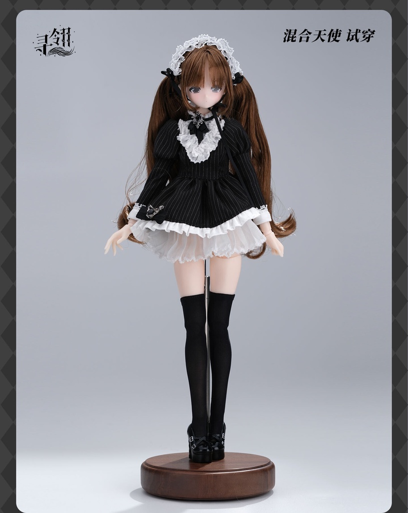 1/6ドール服　ゴスロリドレス　Azone　OB22　OB24　オビツ22　オビツ24　ピュアニーモ S　ピュアニーモ M　