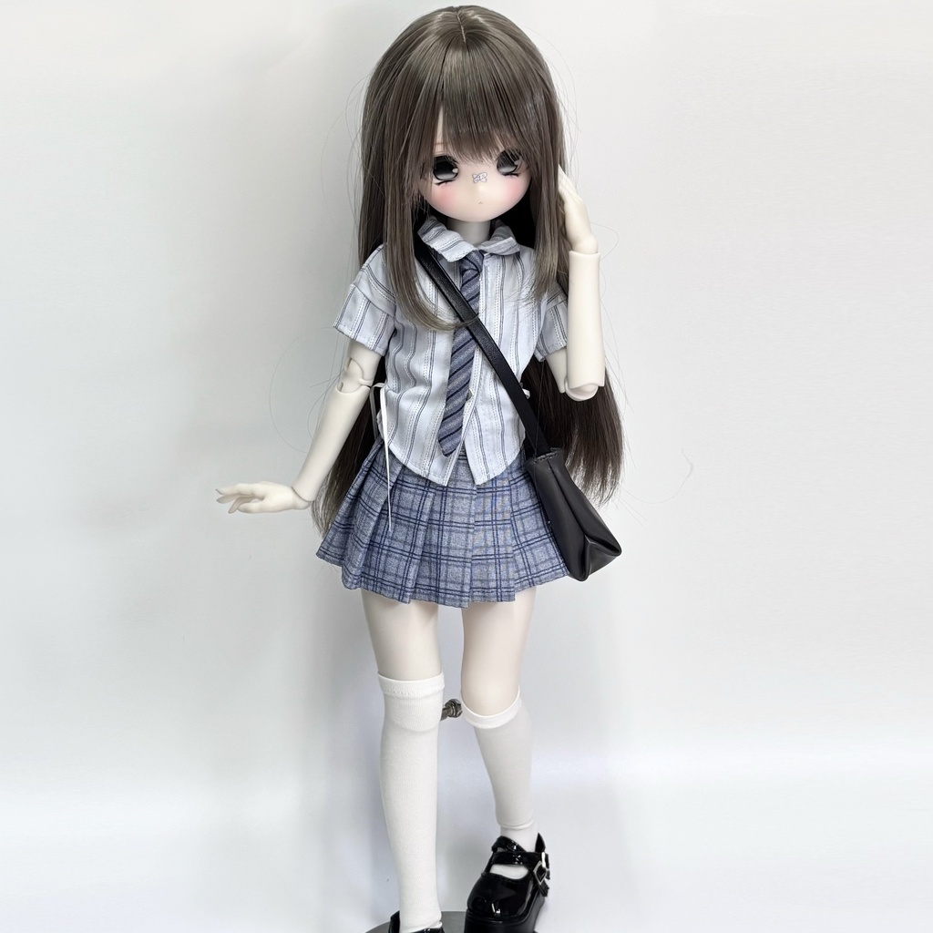 1/4ドール服 カジュアルコーデ 学院風 ストリート系 ドール服 4点セット