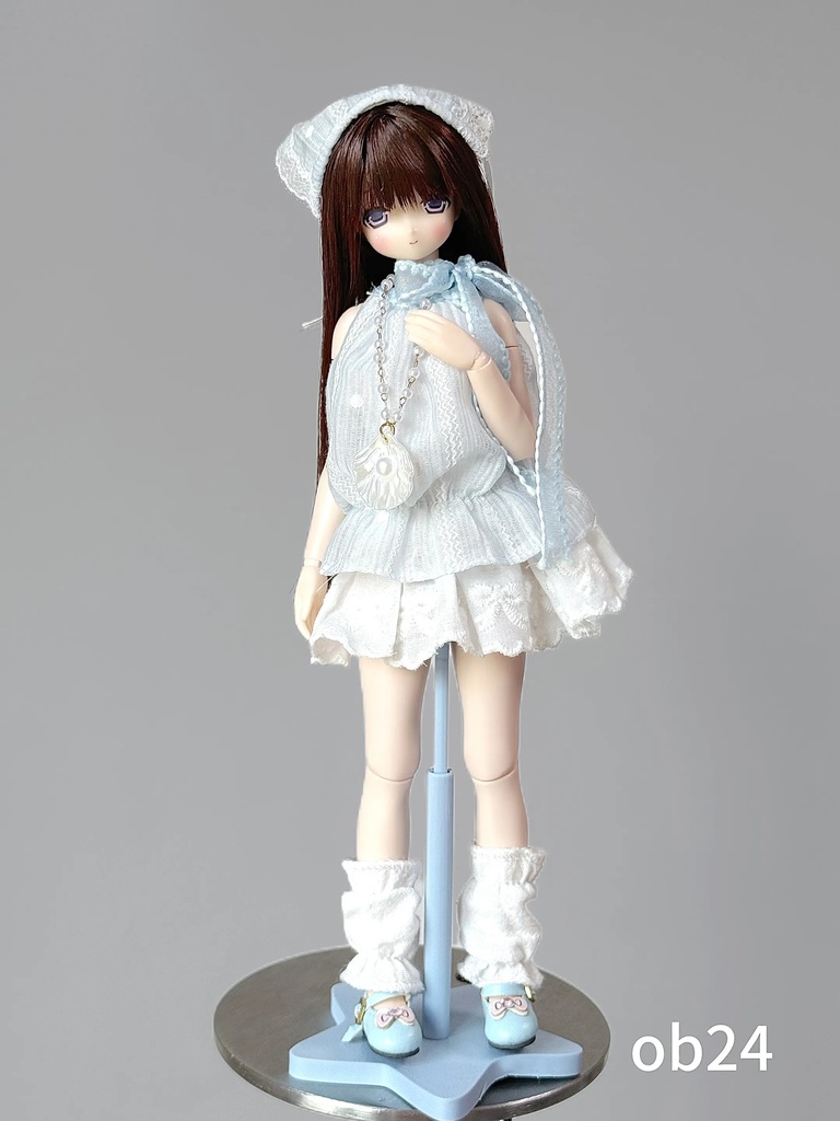 1/6ドール服　ノースリーブワンピース　Azone　OB24　オビツ24　ピュアニーモ M　