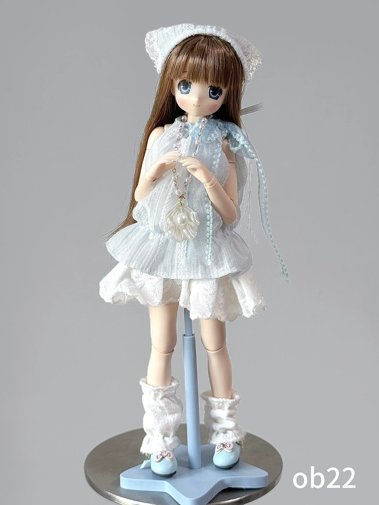 1/6ドール服　ノースリーブワンピース　Azone　OB24　オビツ24　ピュアニーモ M　