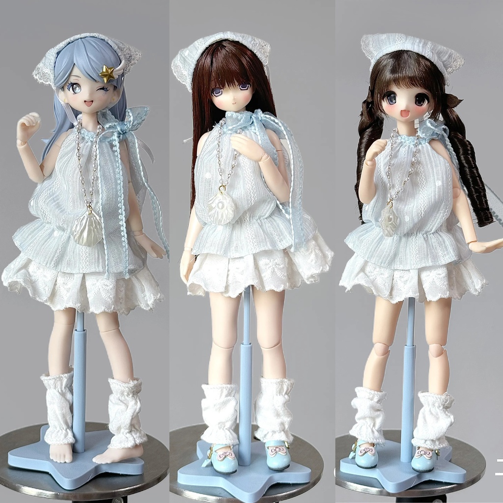 1/6ドール服　ノースリーブワンピース　Azone　OB24　オビツ24　ピュアニーモ M　