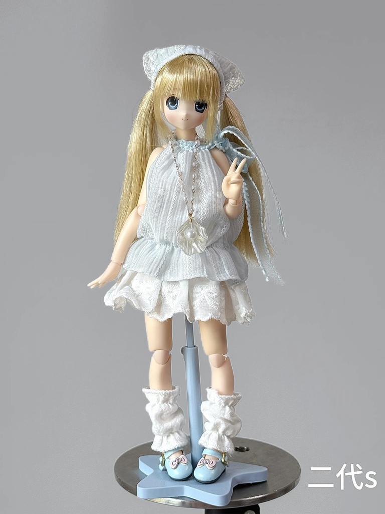 1/6ドール服　ノースリーブワンピース　Azone　OB24　オビツ24　ピュアニーモ M　