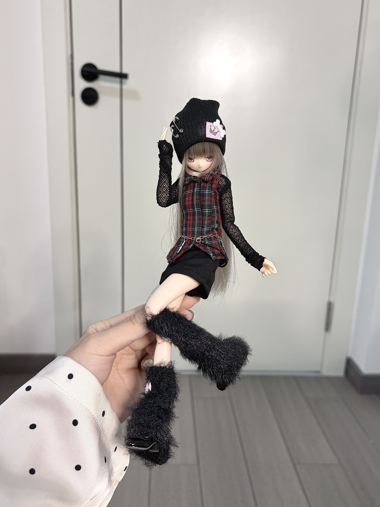 1/6ドール服 ノースリーブバックオープンシャツ Azone OB24 OB22 オビツ24 ピュアニーモ M ピュアニーモ S