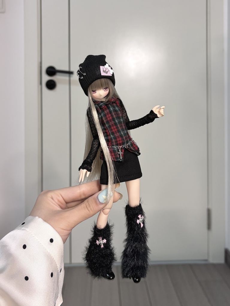 1/6ドール服 ノースリーブバックオープンシャツ Azone OB24 OB22 オビツ24 ピュアニーモ M ピュアニーモ S