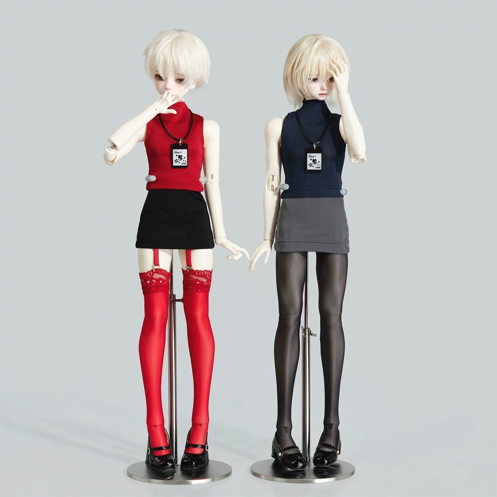 【1/4】 ハイネックタイトセット　ドール服　MDD　1/4ドール服　1/4ドール用　MSD　オフィスウェア