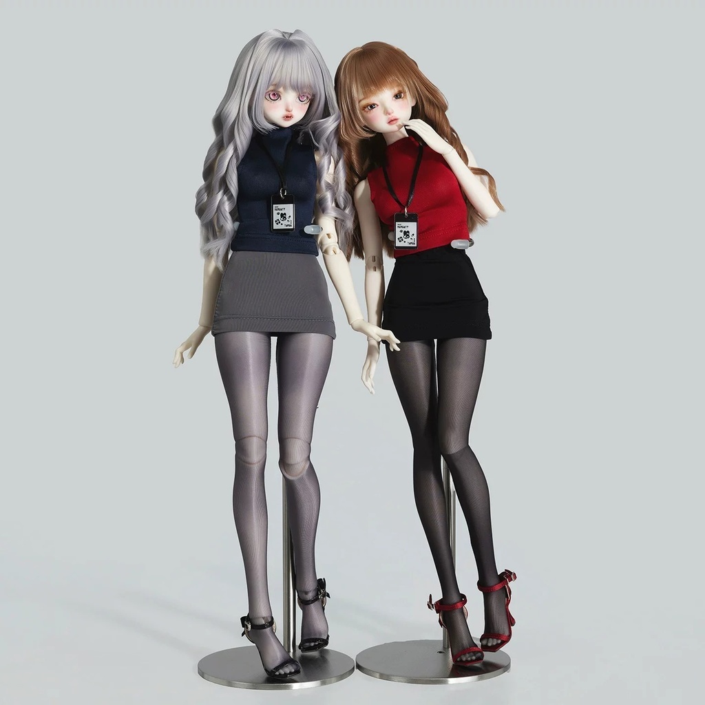 【1/4】 ハイネックタイトセット　ドール服　MDD　1/4ドール服　1/4ドール用　MSD　オフィスウェア