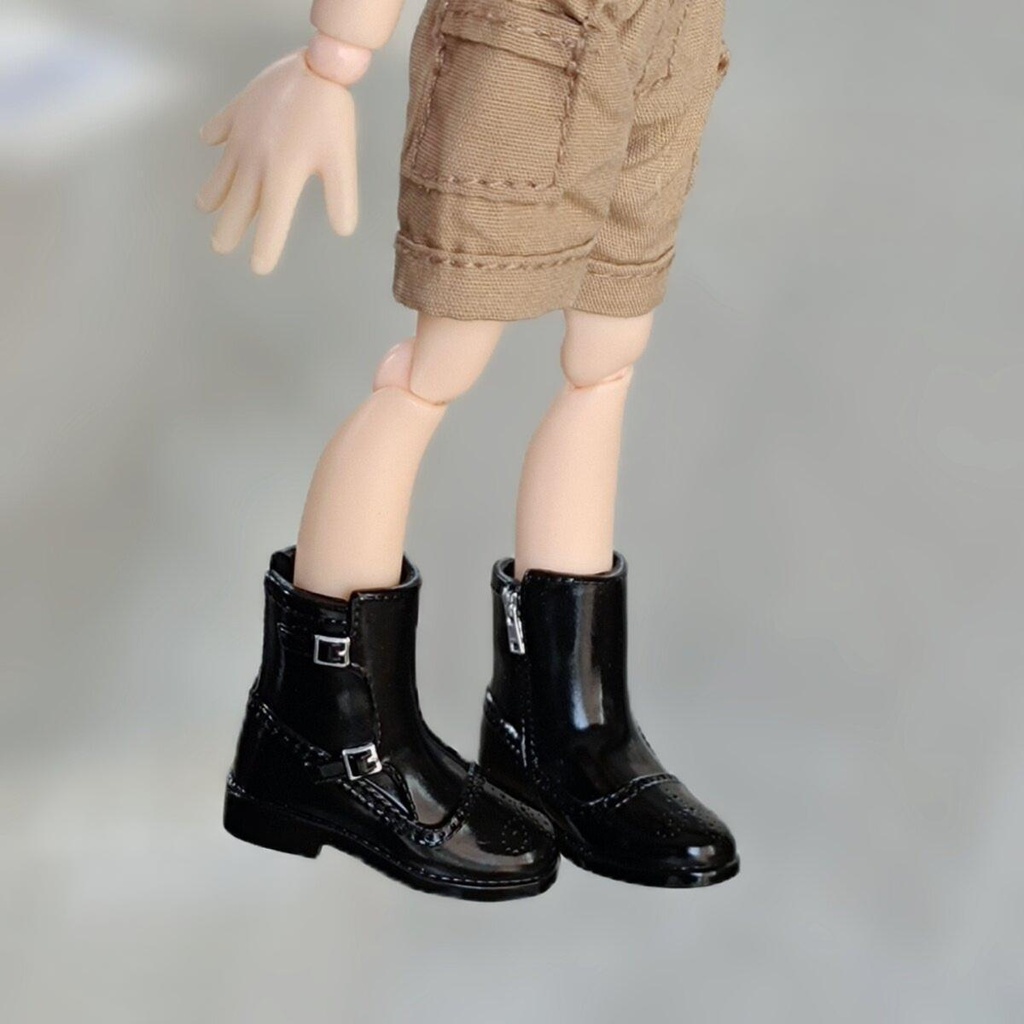 1/6ドール靴 ショートブーツ Azone OB22 OB24 オビツ22 オビツ24 メリージェーンシューズ ピュアニーモ S ピュアニーモ M ドール服