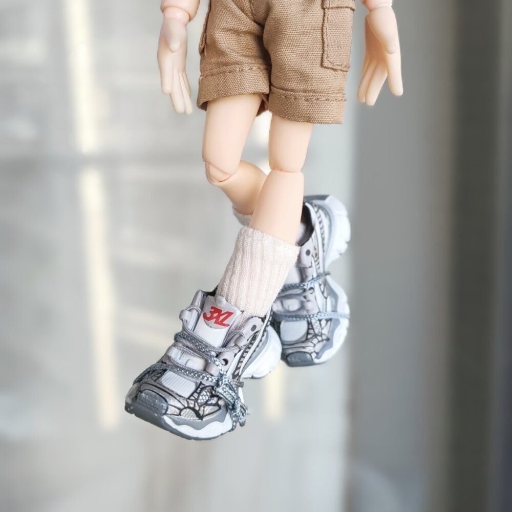 1/6ドール靴 スニーカー Azone OB22 OB24 オビツ22 オビツ24 メリージェーンシューズ ピュアニーモ S ピュアニーモ M ドール服