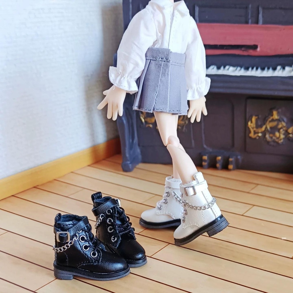 1/6ドール靴 ショートブーツ Azone OB22 OB24 OB26 オビツ22 オビツ24 メリージェーンシューズ ピュアニーモ S ピュアニーモ M ドール服