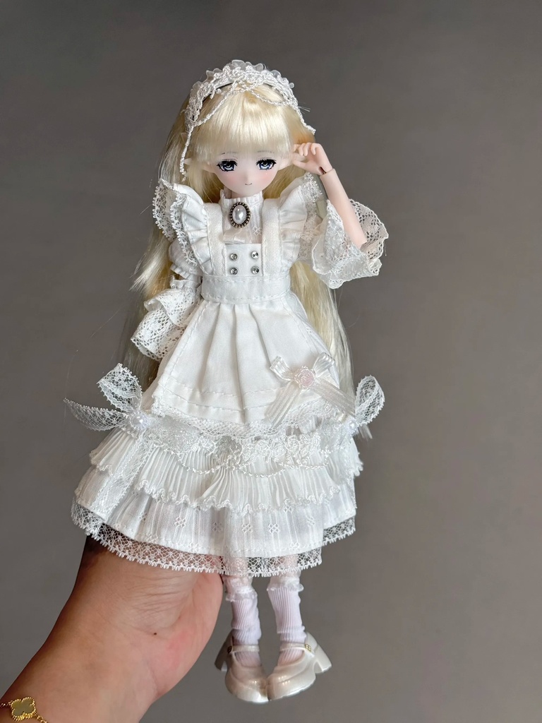 1/6ドール服　クラシカルドレスセット　5点セット　Azone　OB24　オビツ24　ピュアニーモ M　1/8ドール服　