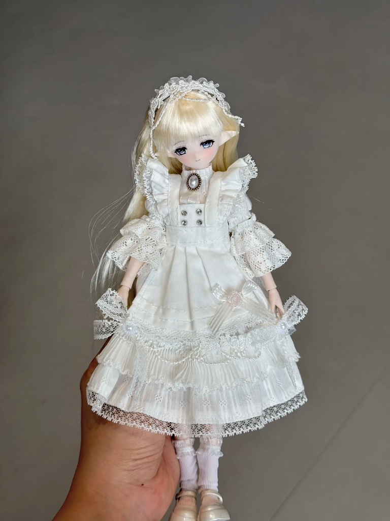 1/6ドール服　クラシカルドレスセット　5点セット　Azone　OB24　オビツ24　ピュアニーモ M　1/8ドール服　
